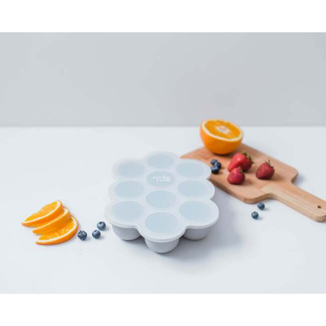 10 Portion Puree Tray, Gray - Tableware - 3