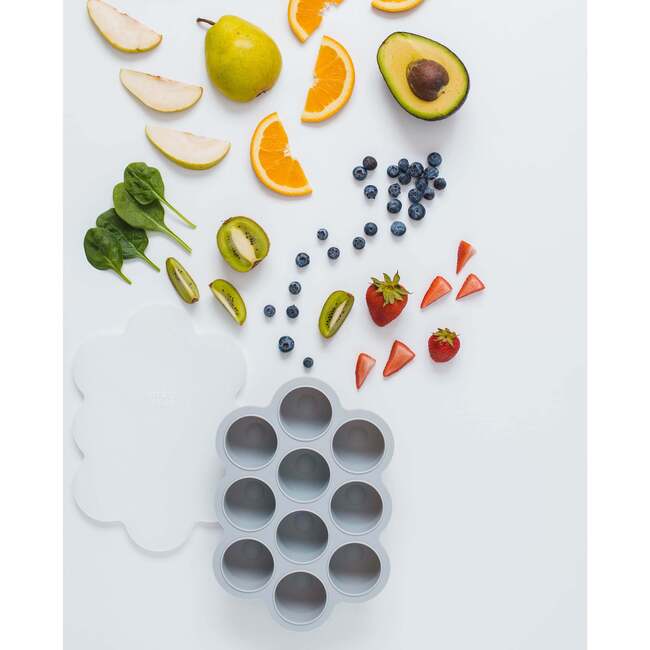 10 Portion Puree Tray, Gray - Tableware - 5