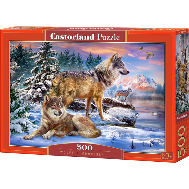 Wolfish Wonderland 500 Piece Jigsaw Puzzle