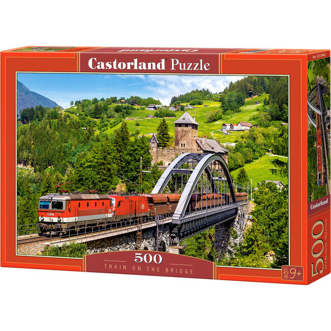 Train on the Bridge 500 Piece Jigsaw Puzzle