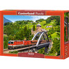 Train on the Bridge 500 Piece Jigsaw Puzzle - Puzzles - 1 - thumbnail