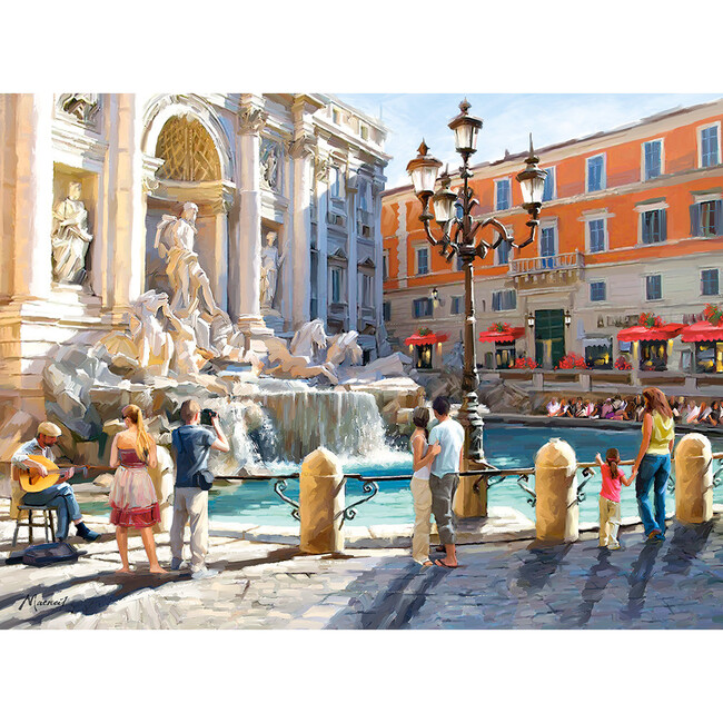 The Trevi Fountain 3000 Piece Jigsaw Puzzle - Puzzles - 2