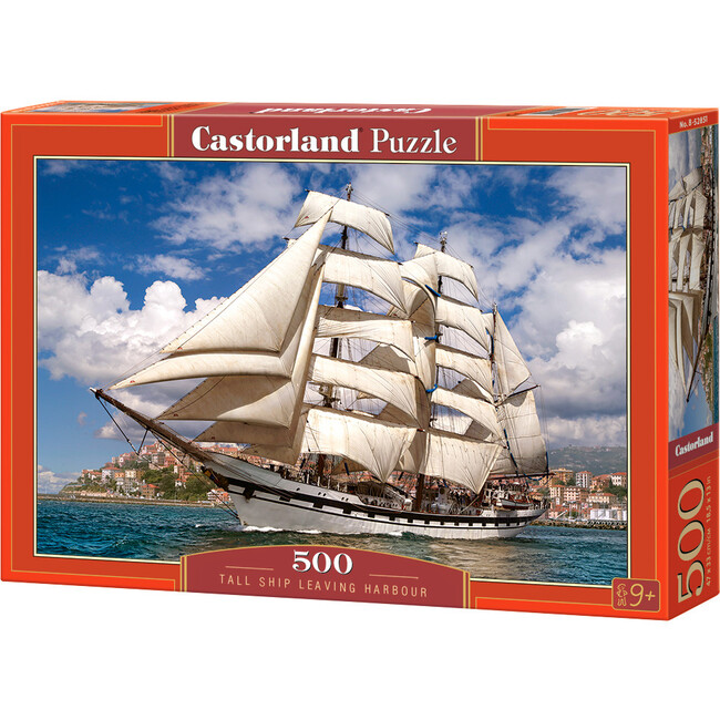 Tall Ship Leaving Harbour 500 Piece Jigsaw Puzzle