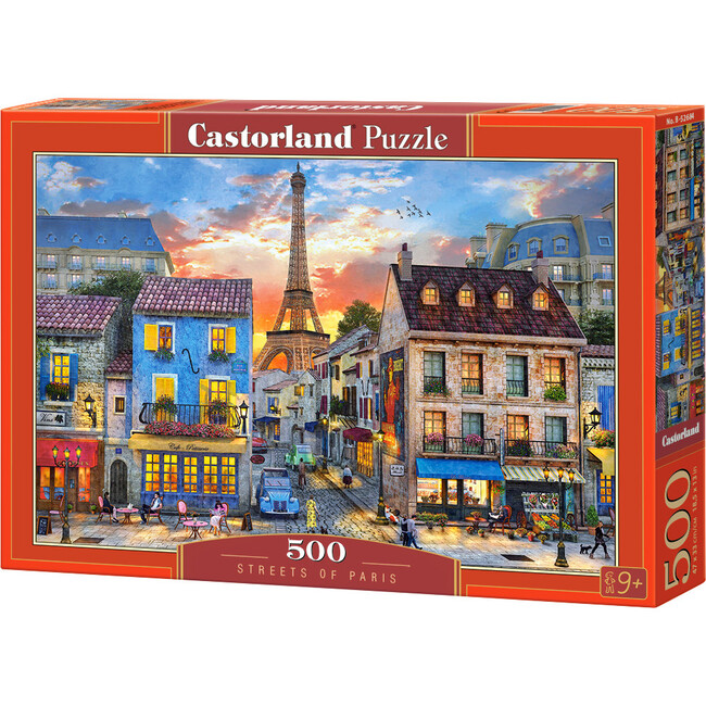 Streets of Paris 500 Piece Jigsaw Puzzle