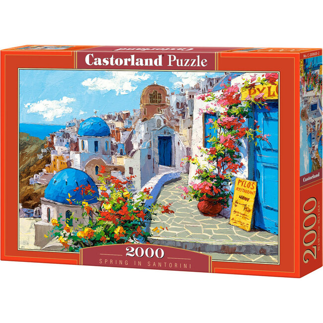 Spring in Santorini 2000 Piece Jigsaw Puzzle