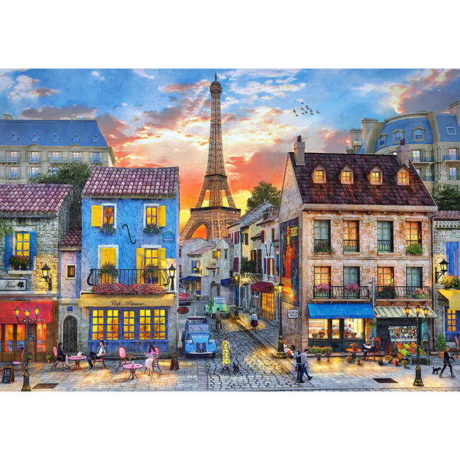 Streets of Paris 500 Piece Jigsaw Puzzle - Puzzles - 2