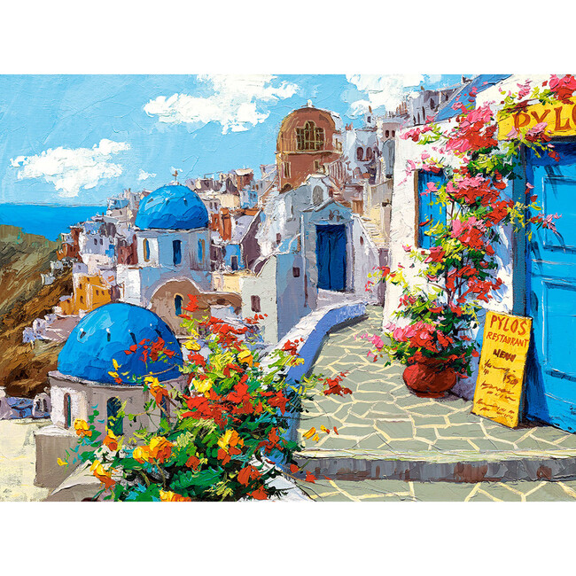 Spring in Santorini 2000 Piece Jigsaw Puzzle