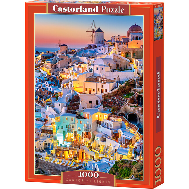 Santorini Lights 1000 Piece Jigsaw Puzzle