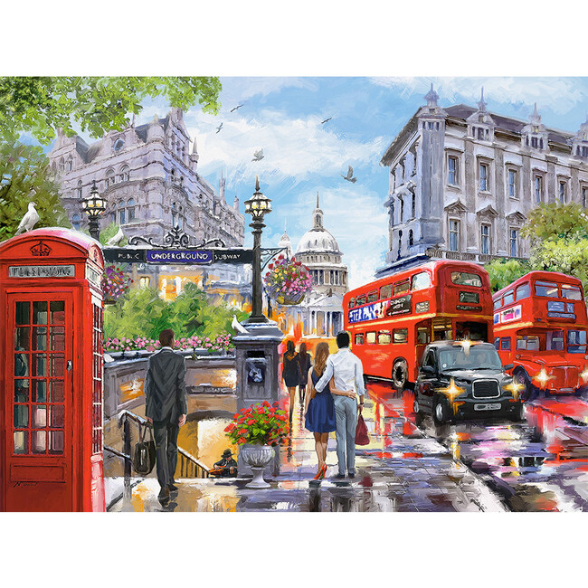 Spring in London 2000 Piece Jigsaw Puzzle - Puzzles - 2