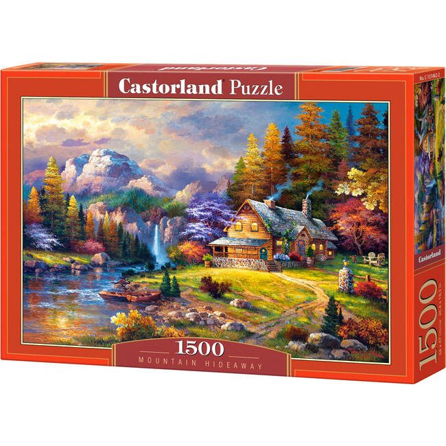 Mountain Hideaway 1500 Piece Jigsaw Puzzle - Puzzles - 1