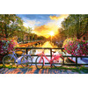 Picturesque Amsterdam with Bicycles 1000 Piece Jigsaw Puzzle - Puzzles - 2 - thumbnail