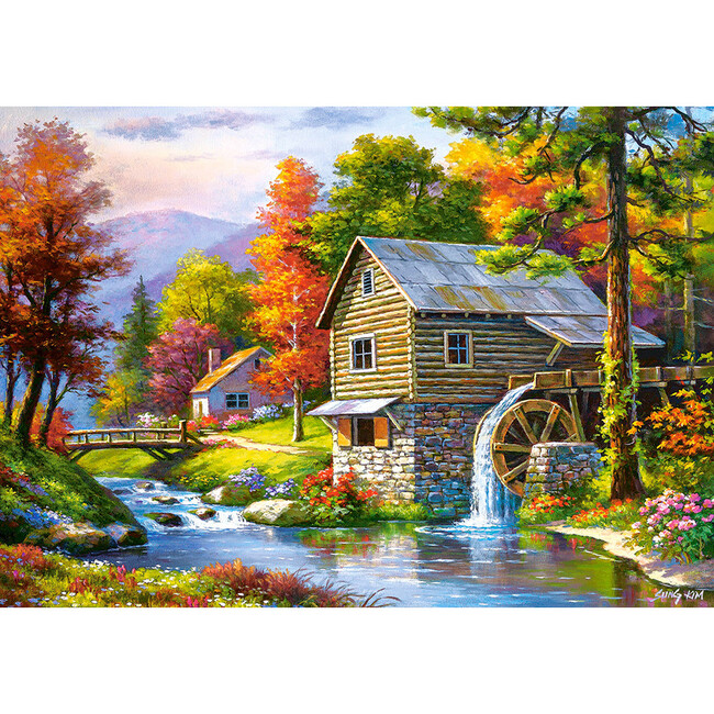 Old Sutter’s Mill 500 Piece Jigsaw Puzzle - Puzzles - 2