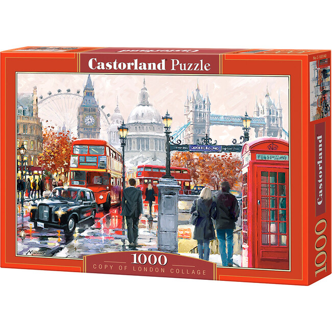 London Collage 1000 Piece Jigsaw Puzzle - Puzzles - 1