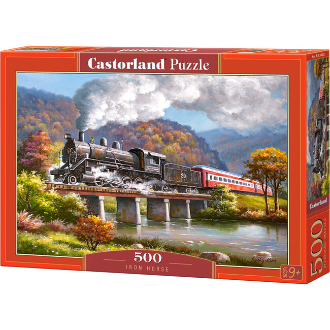 Iron Horse 500 Piece Jigsaw Puzzle - Puzzles - 1