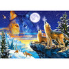 Howling Wolves 1000 Piece Jigsaw Puzzle - Puzzles - 2