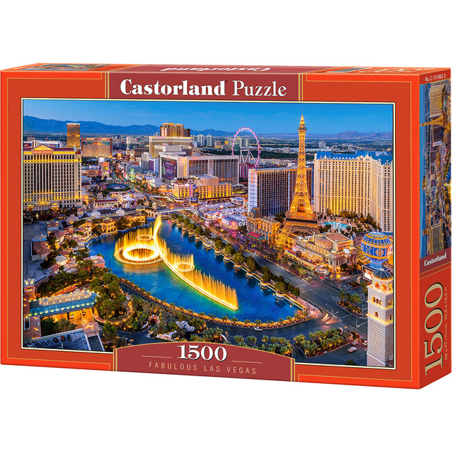 Fabulous Las Vegas 1500 Piece Jigsaw Puzzle