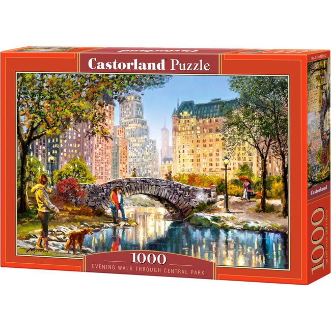 Evening Walk Through Central Park 1000 Piece Jigsaw Puzzle