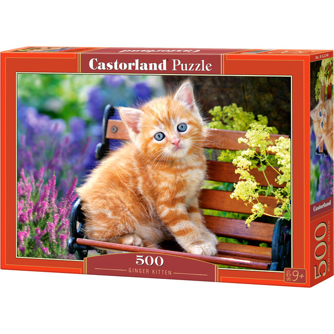 Ginger Kitten 500 Piece Jigsaw Puzzle - Puzzles - 1