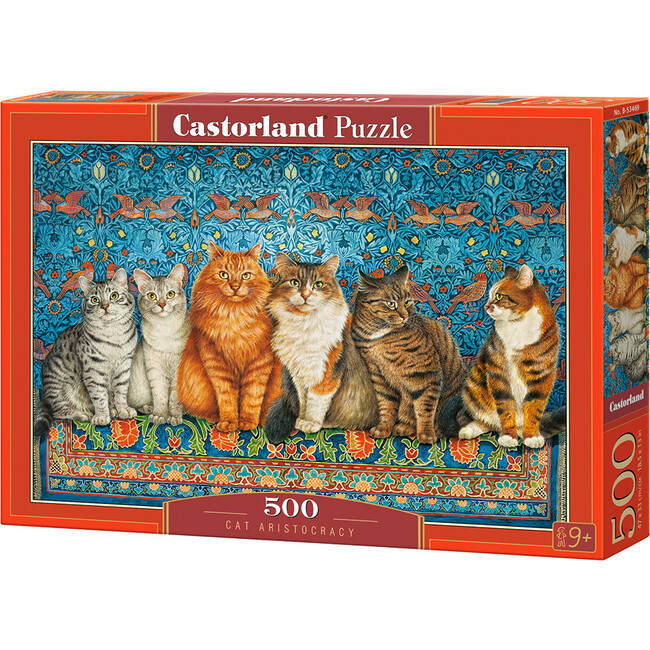 Cat Aristocracy 500 Piece Jigsaw Puzzle