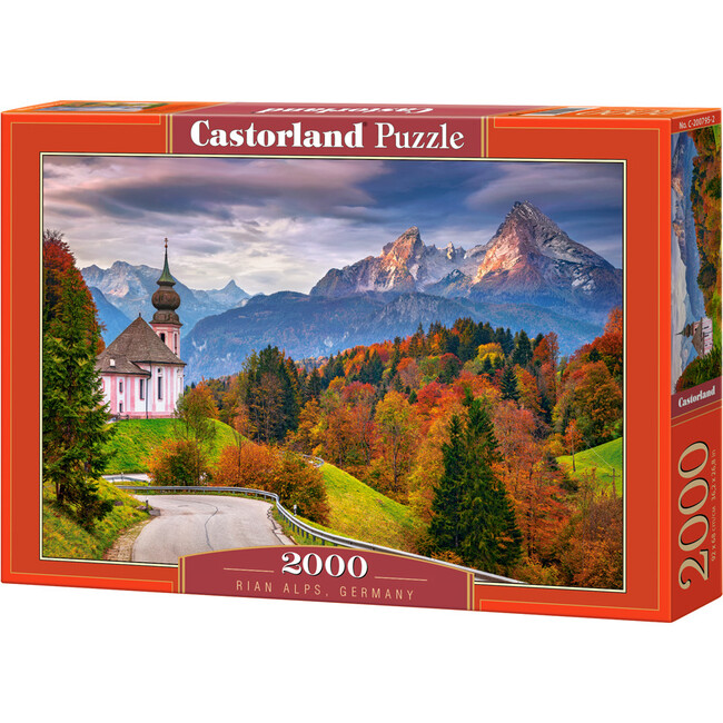 Autumn in Bavarian Alps, Germany 2000 Piece Jigsaw Puzzle - Puzzles - 1
