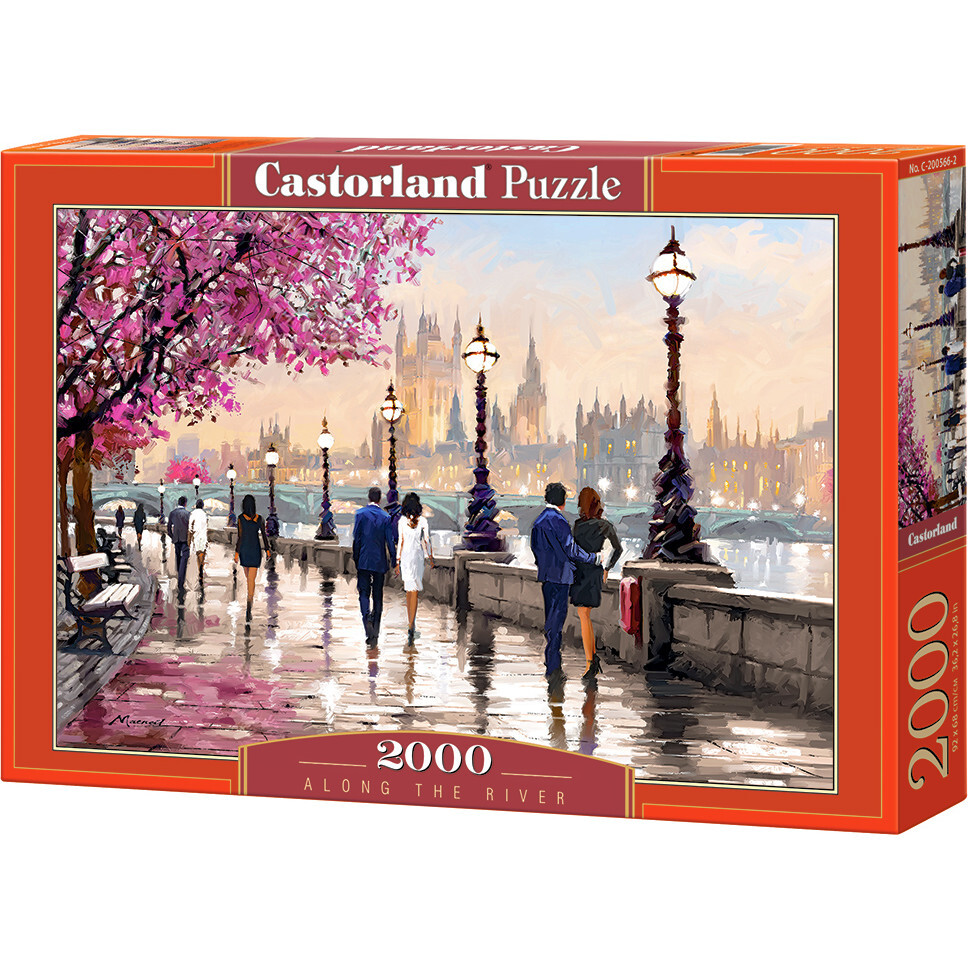 Along the River 2000 Piece Jigsaw Puzzle - Puzzles - 1