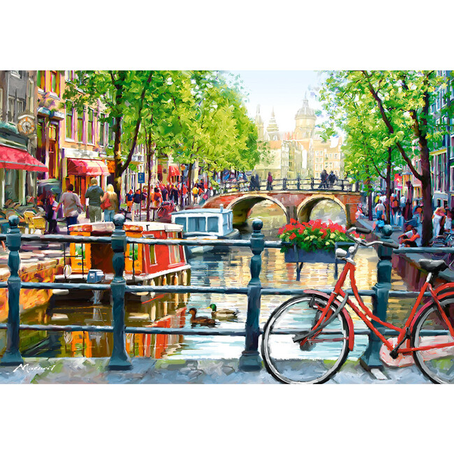 Amsterdam Landscape 1000 Piece Jigsaw Puzzle - Puzzles - 2