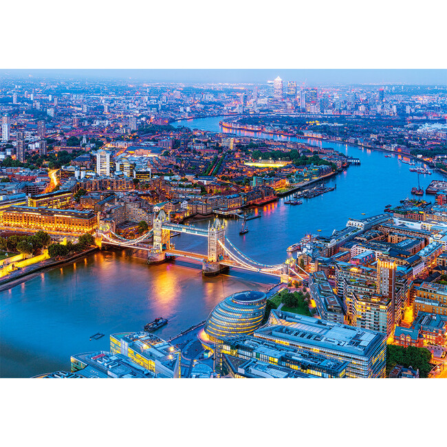 Aerial View of London 1000 Piece Jigsaw Puzzle - Puzzles - 2