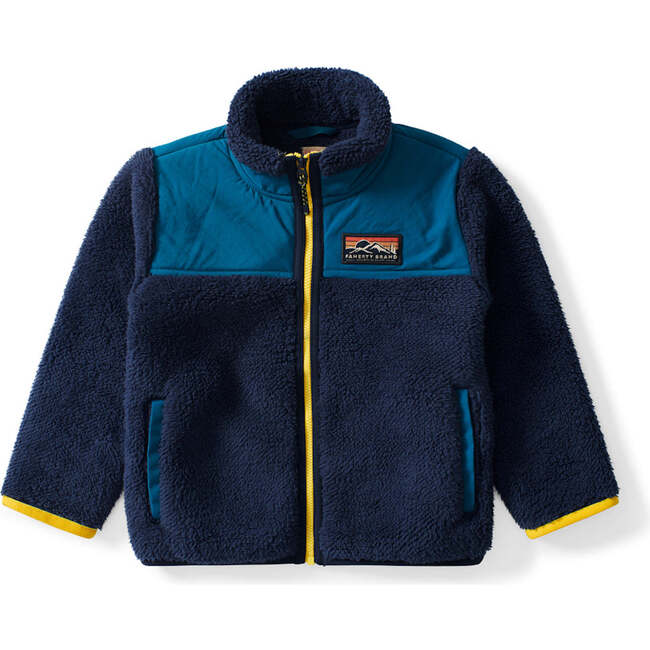 Full Zip Heavyweight High Pile Fleece Jacket





, Blue