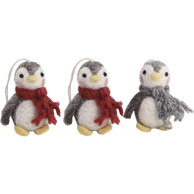Felt Penguin Ornaments