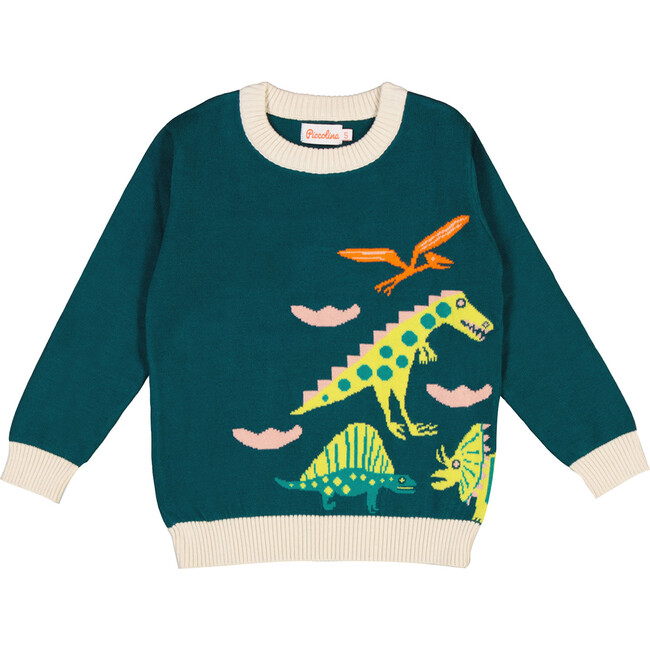 Cotton Knit Sweater, Paleontology - Sweaters - 1