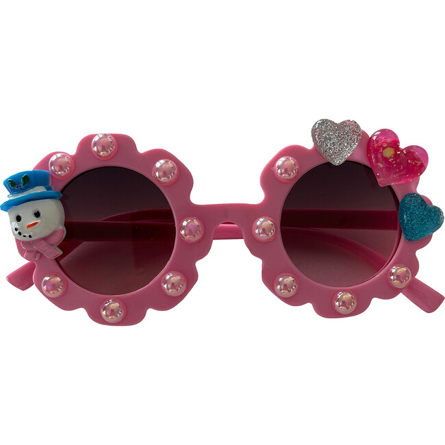 Pink Snowman Cami Flower Sunnies, Pink
