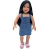 Posable Soft Bodied 18” Doll “Julia”, Medium Skin Tone - Dolls - 1 - thumbnail