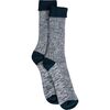 Chunky Knit Sock, Navy - Socks - 1 - thumbnail