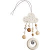 Wooden Dangling Figure Dots with Bell - Rattles - 1 - thumbnail