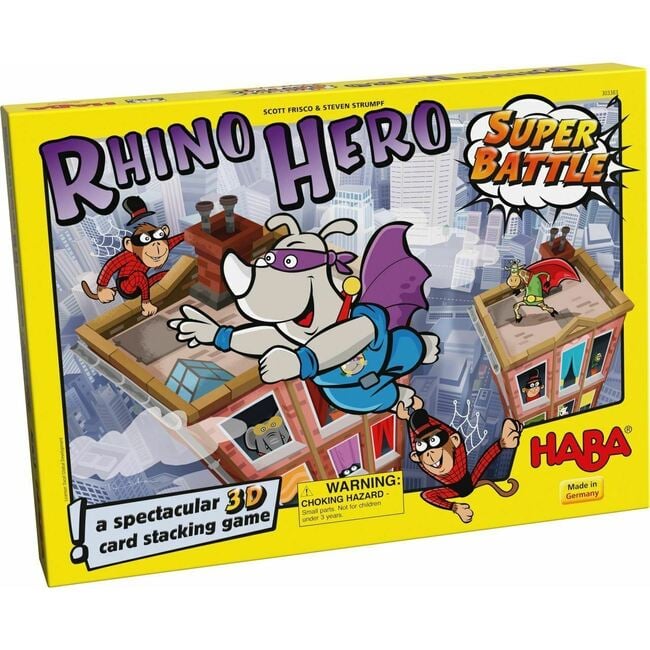 Rhino Hero Super Battle Stacking Game - Board Games - 5