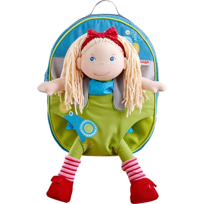 Summer Meadow Backpack to Carry 12-inch Soft Dolls - Doll Accessories - 4