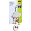 Wooden Dangling Figure Dots with Bell - Rattles - 6