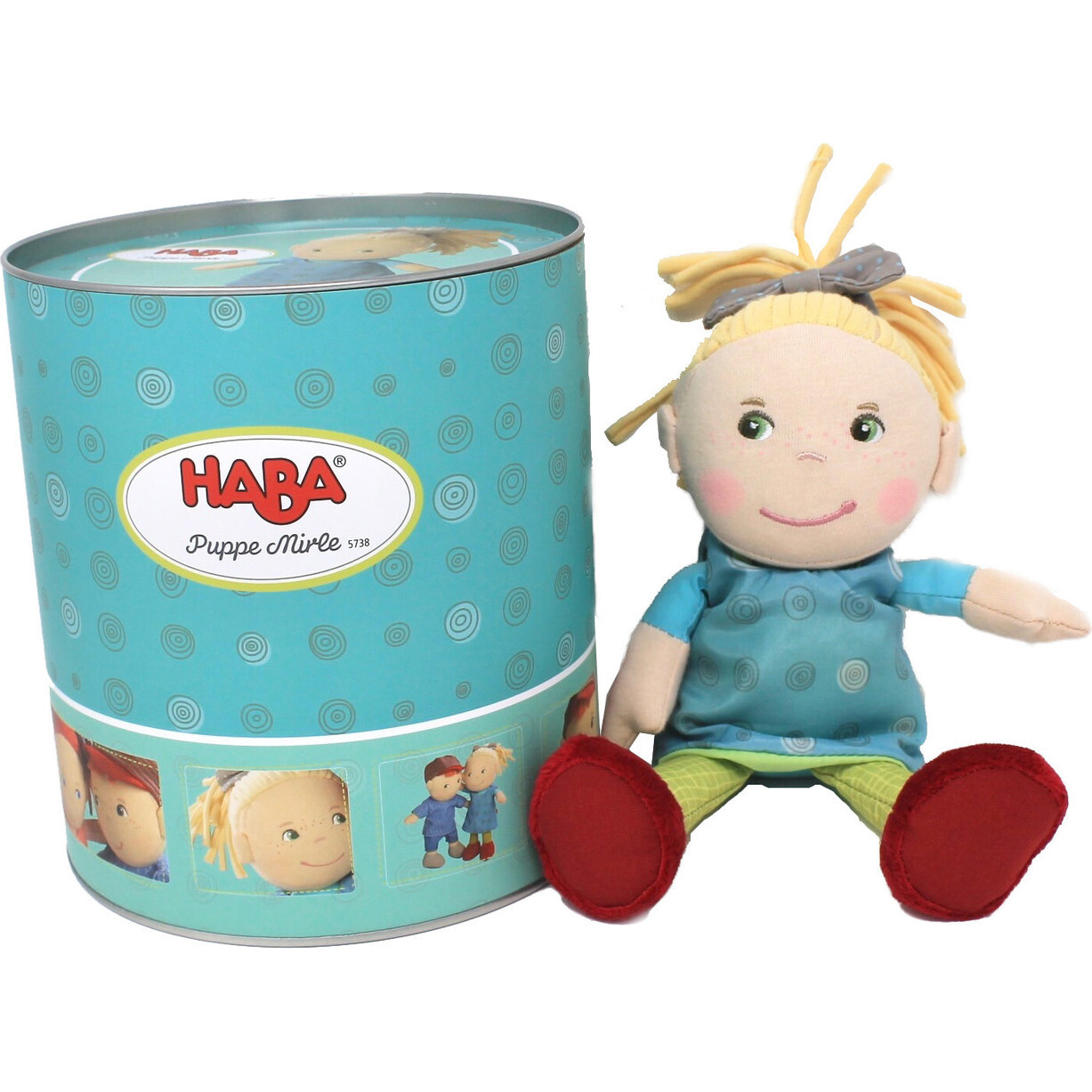 Mirle Soft 8-inch Baby Doll in Gift Tin - Soft Dolls - 1