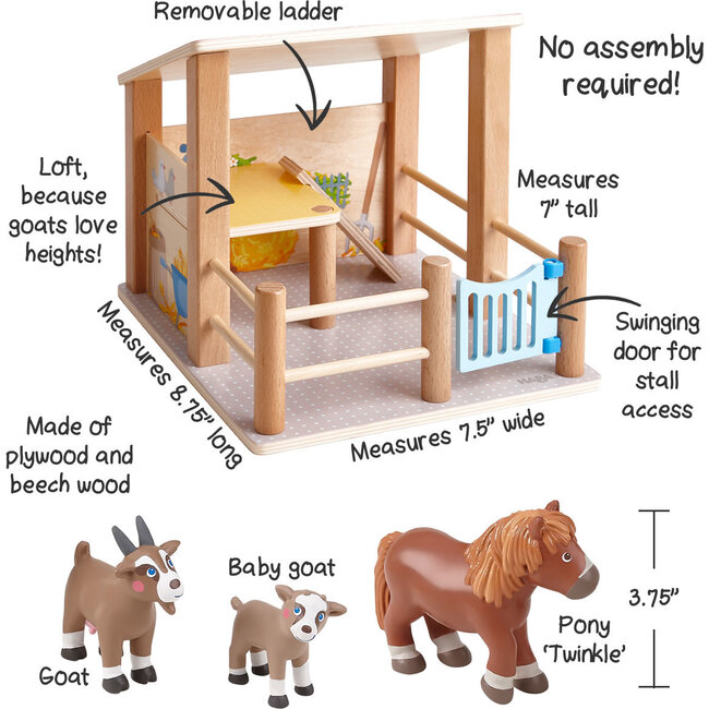 Little Friends Petting Zoo with Farm Animals - Dollhouses - 7