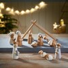 Natural Wood Nativity Scene Play Set - Blocks - 7