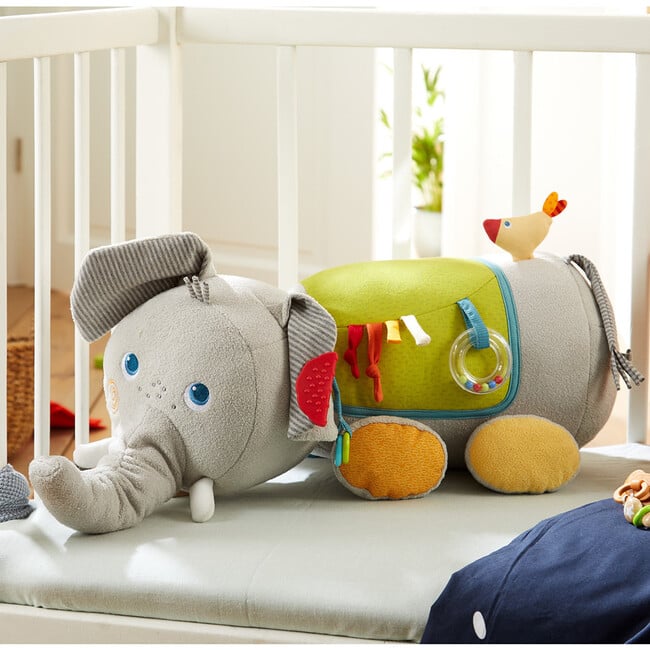 Elephant Discovery Pillow - Plush - 6