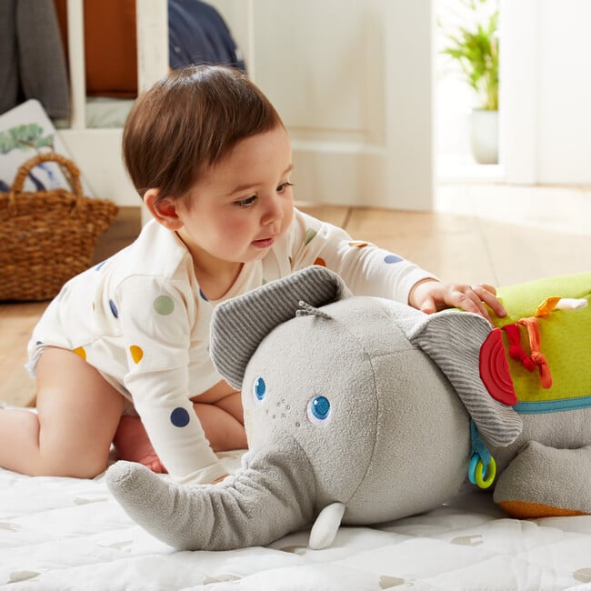 Elephant Discovery Pillow - Plush - 7