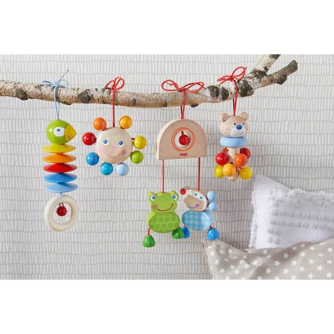 Dangling Figure Parrot Stroller & Crib Toy - Rattles - 5