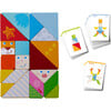 Arranging Game Funny Faces Tangram Wooden Tiles - Developmental Toys - 1 - thumbnail