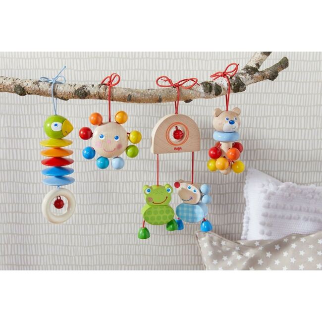 Dangling Figure Bear Stroller & Crib Toy - Rattles - 3