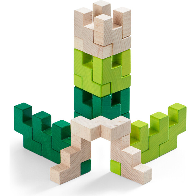 3D Viridis Wooden Blocks - Developmental Toys - 1
