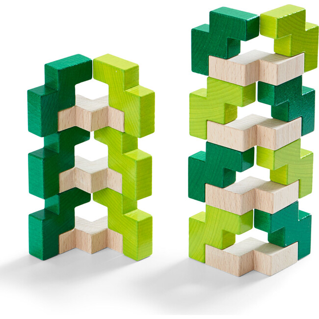 3D Viridis Wooden Blocks - Developmental Toys - 6