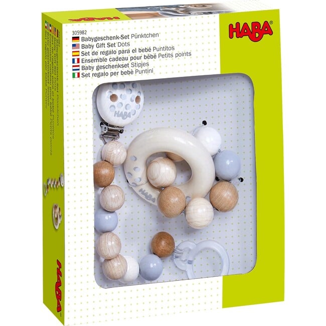 Baby Gift Set, Dots - Rattles - 4