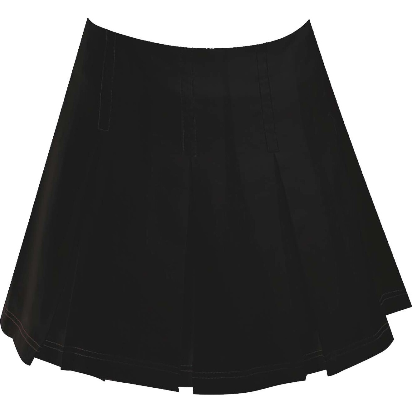 Jupe Mini Noire Milly Taille 12 - Avec Studs Dorés, Doublée, Occasion En Excellent état