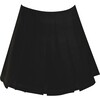Ally Pleated Mini Skirt, Black - Skirts - 1 - thumbnail